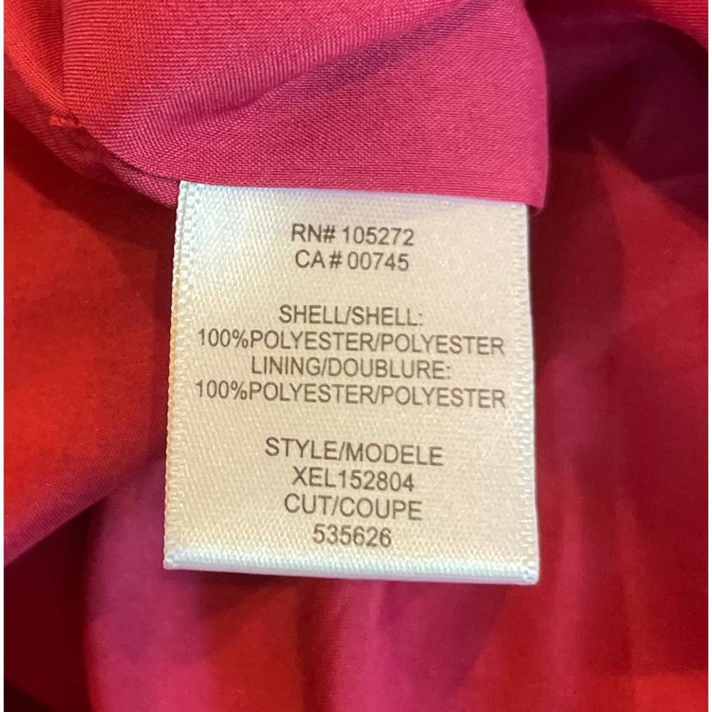 H by Halston Bright Raspberry Dress NWT 4 - Picture 4 of 4